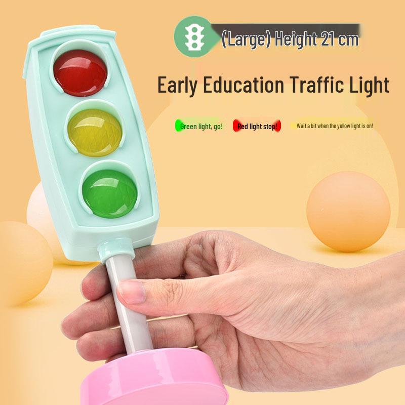 Large Red & Green Traffic Light Model for Kindergarten Educational Teaching Aids
