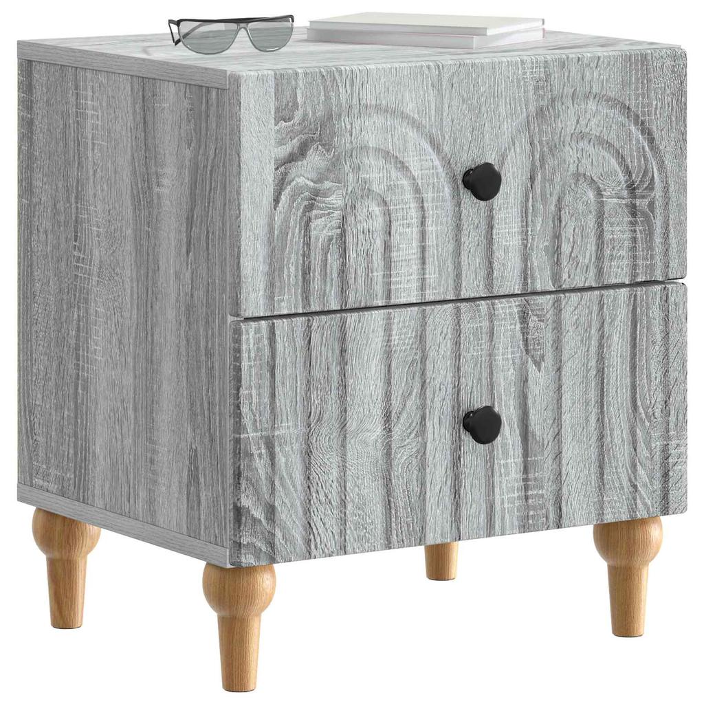 Nightstand Grey Sonoma 43 x 34.5 x 48 cm Particleboard
