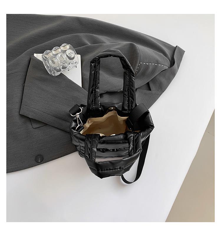 Dames Gewatteerde Katoenen Crossbody Tote Tas