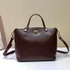 Vintage Genuine Leather Tote Bucket Bag Luxury Top-grain Cowhide Vegetable-tanned Crossbody Bag For Commuting Versatile Shopper