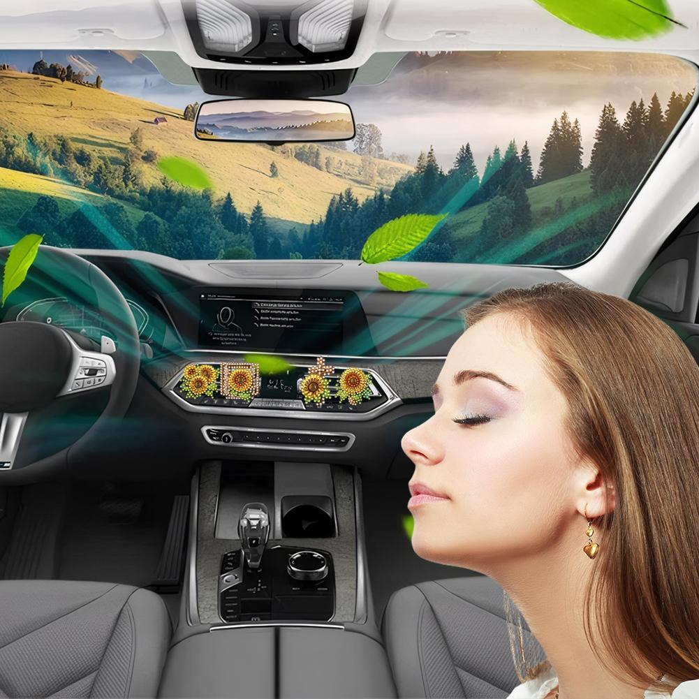 Diamond Art Car Air Freshener Vent Clips Bling Air Vent Decorations Car Diffuser Vent Clip for Car Interior Decor