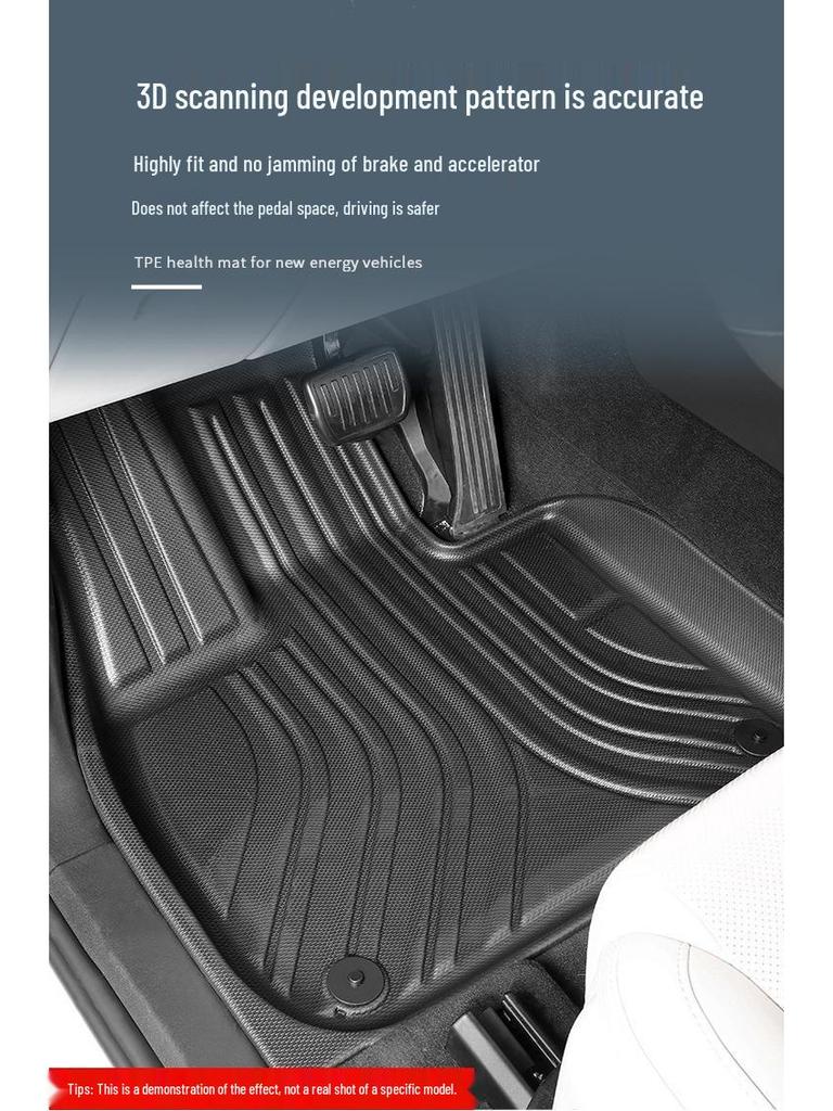2023 Wuling Air EV Qingkong Rechtslenker TPE Auto- und Kofferraummatten - Schmutzabweisend, Wasserdicht