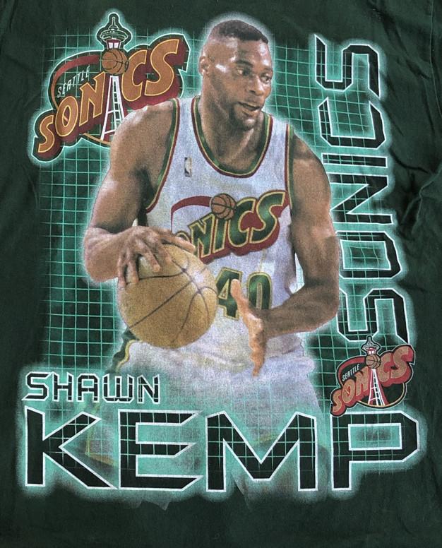 Shawn Kemp T-shirt Black Short Sleeve All Size S to 5XL Unisex T-Shirt L