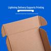 Three-layer Corrugated Rectangular Packaging Box for Electronics or Clothing.