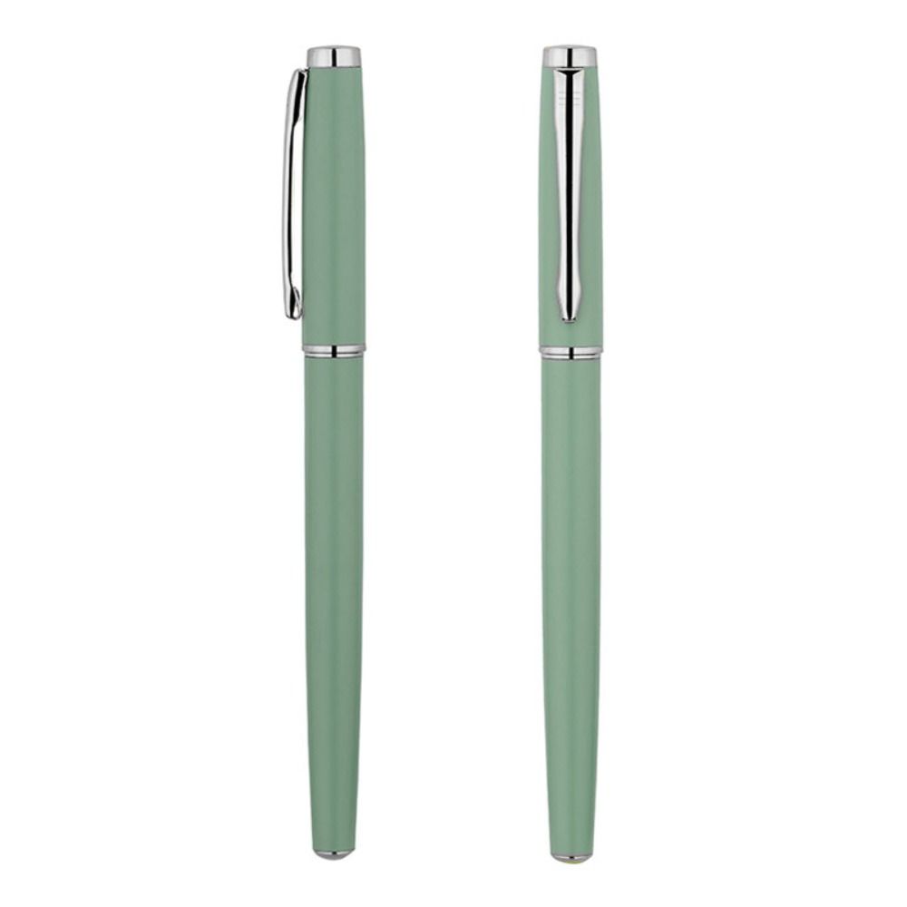 

Ручка для подписи 0,5 мм, пишущая ручка, гладкая, портативная, нейтральная, гелевая ручка для студентов silver cap зелёный