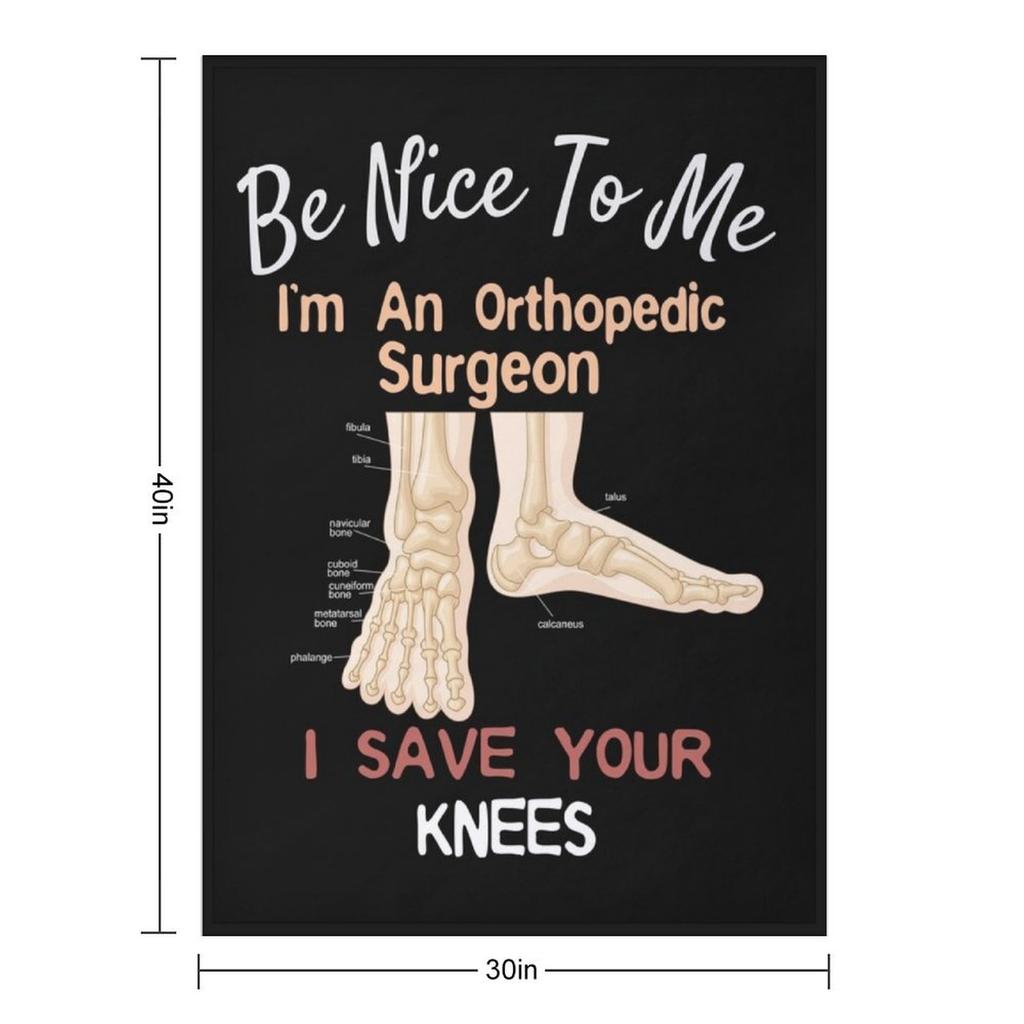 Funny Orthopedic Surgeon design Save Your Feet Throw Blanket anime Multi-Purpose Decoratives Plaid on the sofa Blankets