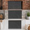 2 Pieces Ignite Guard Curtain Replacement for Wood-Combustion Fireplaces
