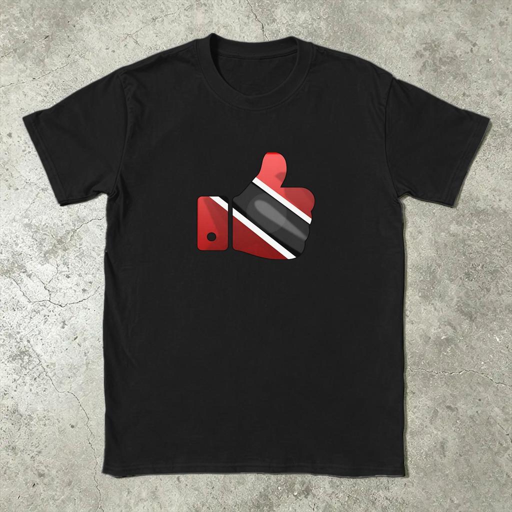 Casual T-Shirt Summer Trinidad And Tobago Flag Country Map Hip Hop T-Shirts  Cotton Tshirt for Men Aesthetic Top Tees