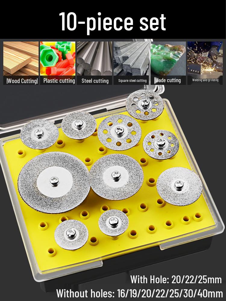 Carborundum Grinder Cutting Disc: Small Saw Blade for Caulking, Glass, Jade, and Polishing.