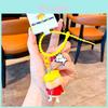 Sød Pvc Tegneserie Crayon Shin-chan Nøglering Til Børns Fødselsdagsgaver