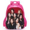 Babymonster Member Name Collage, Schoolbag, Elementary School Backpack, Korean Group Support Pink Backpack