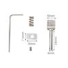 Box Center Fins Fin Lock Stainless Steel Box Center Fins SUPs Center Fins SALE