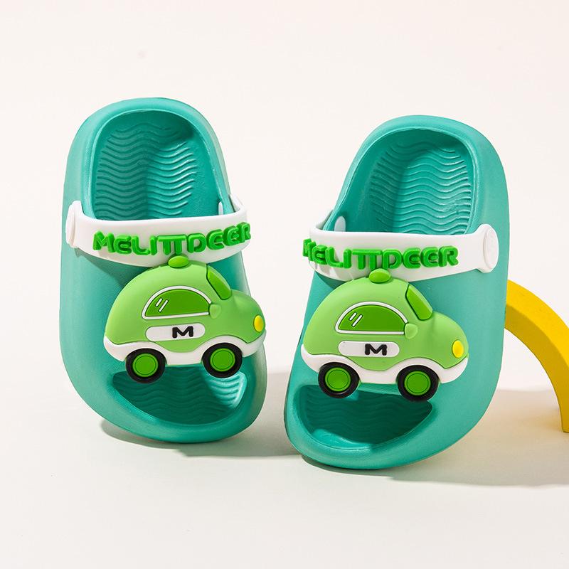 

Cartoon Girl Shoes - Cool Slippers for Boys, Thick-soled and Cute 180 зелений