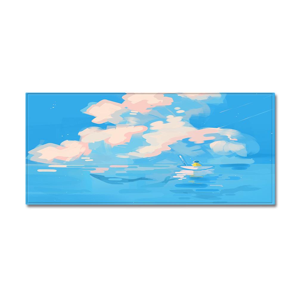 Fresh Bathroom Non-Slip Door Mat Bathroom Mat Kitchen Absorbent Long Floor Mat Bedroom Living Room Carpet