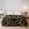Geometric Art Deco Blanket for All Seasons Blanket Lunch Break Throw Gift