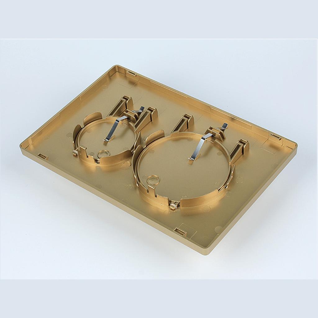 Pannello di Scarico Bagno Contemporaneo in ABS Resistente alla Corrosione Doppio Pulsante a Pressione Pannello per Cassetta di Scarico Nascosta per Uso Sigma