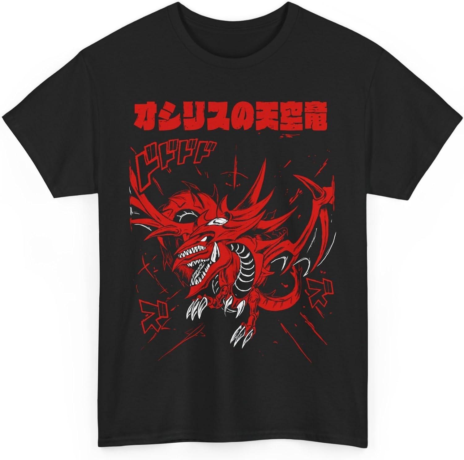 Slifer T-Shirt Graphic Tee Men Anime Vintage Unisex The Sky Dragon Gift Soft Shirt Special Premium Exclusive M-41 S