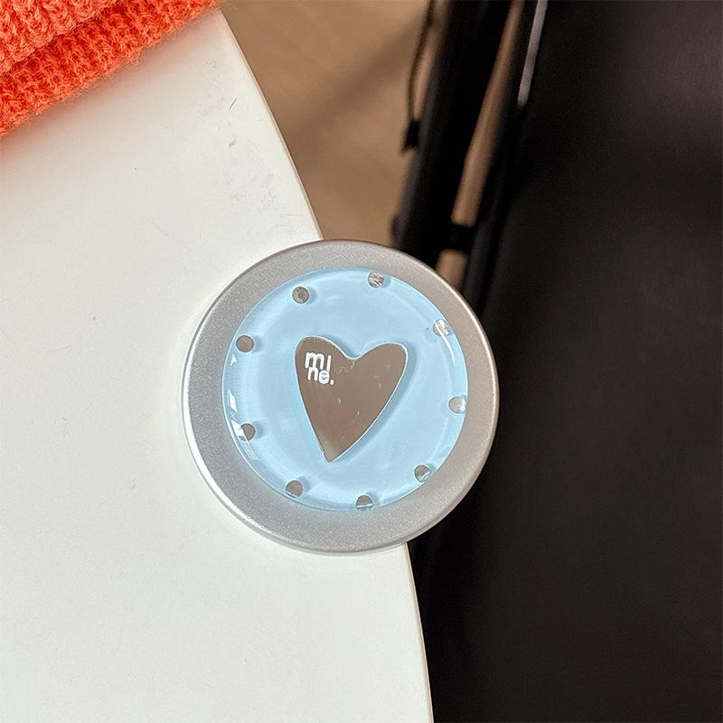 Creative Heart-Shaped Airbag Phone Holder & Retractable Desktop Stand for Watching Dramas