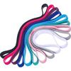 4 Pieces Solid Thick Non-Slip Elastic Sports Outdoor Headbands Hair Headbands for Men Exercise Hair Bands Sweatbands for Women