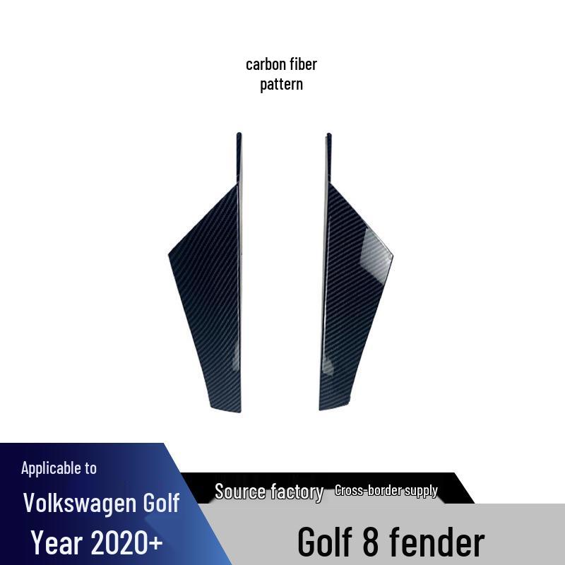 Volkswagen Golf Standard Edition Full Body Kit: Front Lip, Louvers, Side Skirt, Rear Lip, Rear Spoiler.