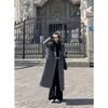 Winter Loose Thickened Herringbone Wool Coat Women Elegant Loose Cotton Padded Slim Tweed Jacket