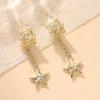 Earrings Flower Stars Student Earrings Literary Vintage Bohemian