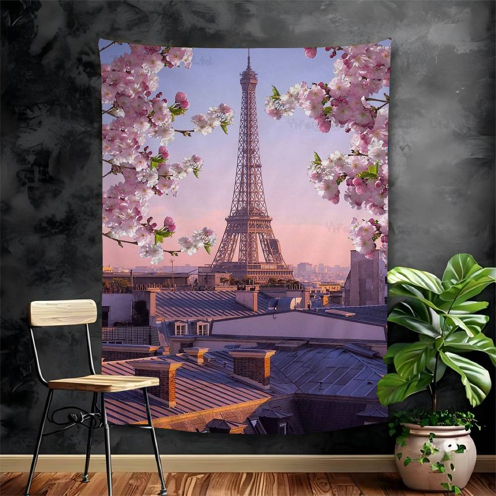 Eiffel Tower Hanging Bohemian Tapestry Cheap Hippie Wall Hanging Bohemian Wall Tapestries Mandala Wall Hanging Home Decor