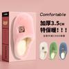 Cotton slippers parent-child family of three women winter home indoor plush new children's cotton shoes cartoon non-slip