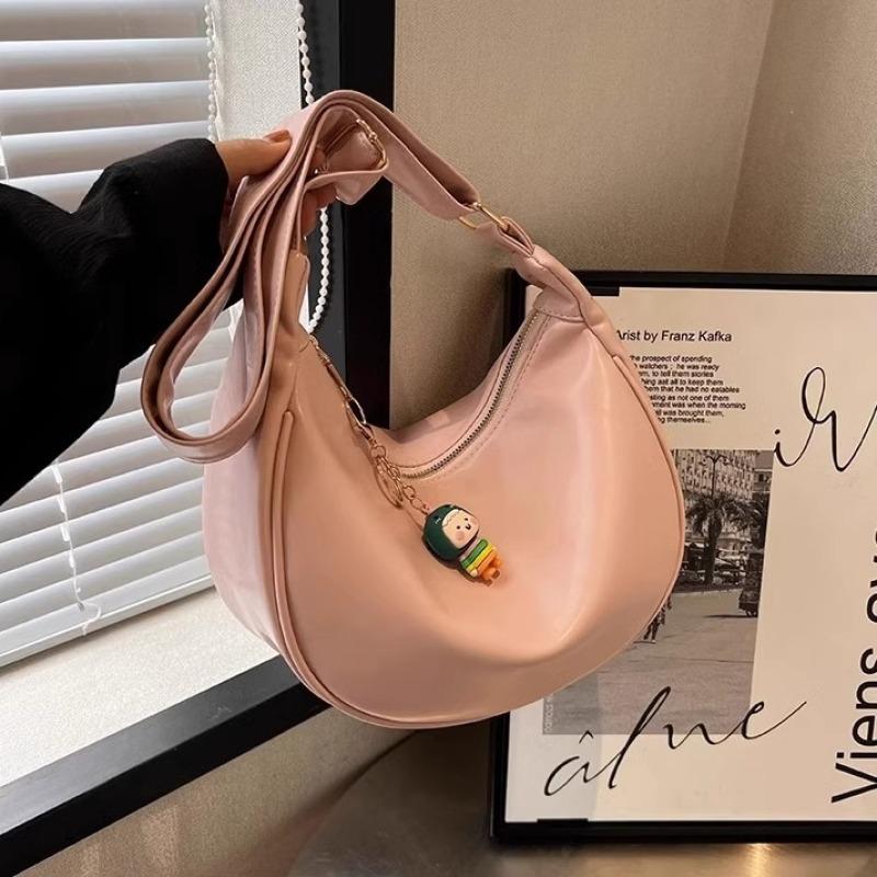 New Korean version of fashion commuter small bag versatile popular single shoulder crossbody dumpling bag