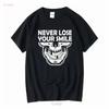 Nikdy neztrácej svůj úsměv Motivace Kostra Tričko Comfort Colors s dlouhým nebo krátkým rukávem vintage Vyprané Univerzální