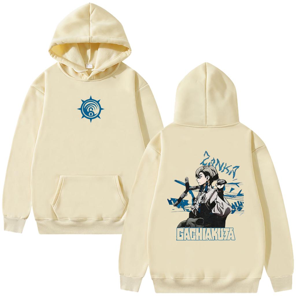 Anime Gachiakuta Zanka Nijiku Graphic Hoodie Unisex Manga Oversized Pullover Hoodies Fashion Cartoon Hooded Sweatshirt