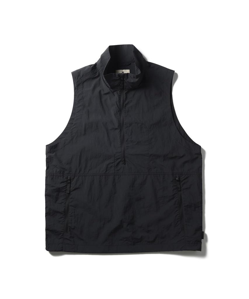 Snow Peak Nylon Tussah Utility Storage Vest and Size S JK-25AU009, Men's Women's, Black,