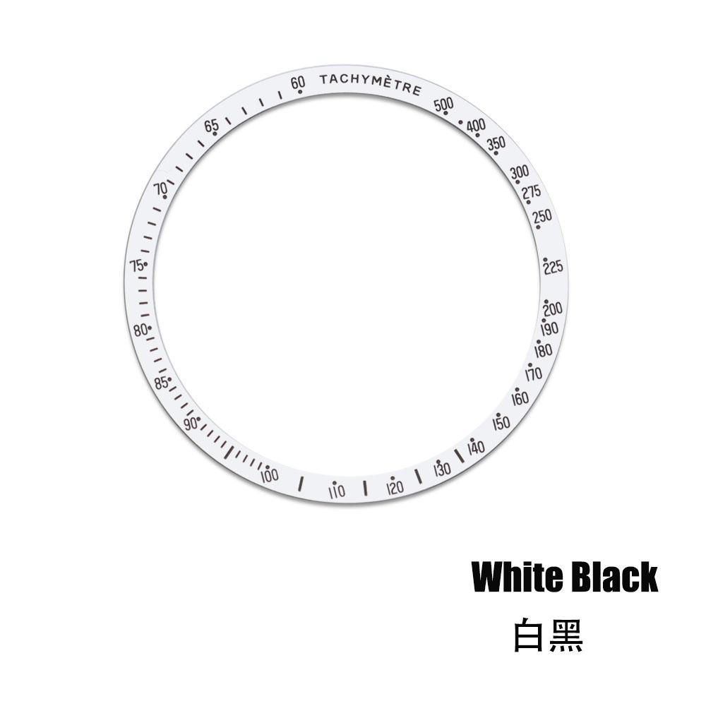 35,2 mm*40,5 mm Aluminium Mode Platt Klockring Insats Passar för Omega Speedmaster Klockfodral Urverk Herrklocka Del Tillbehör
