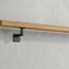 Zinc Alloy Wall Mount Bracket for Handrail Support and Railing Fixtures In Stairways and Commercial Installations