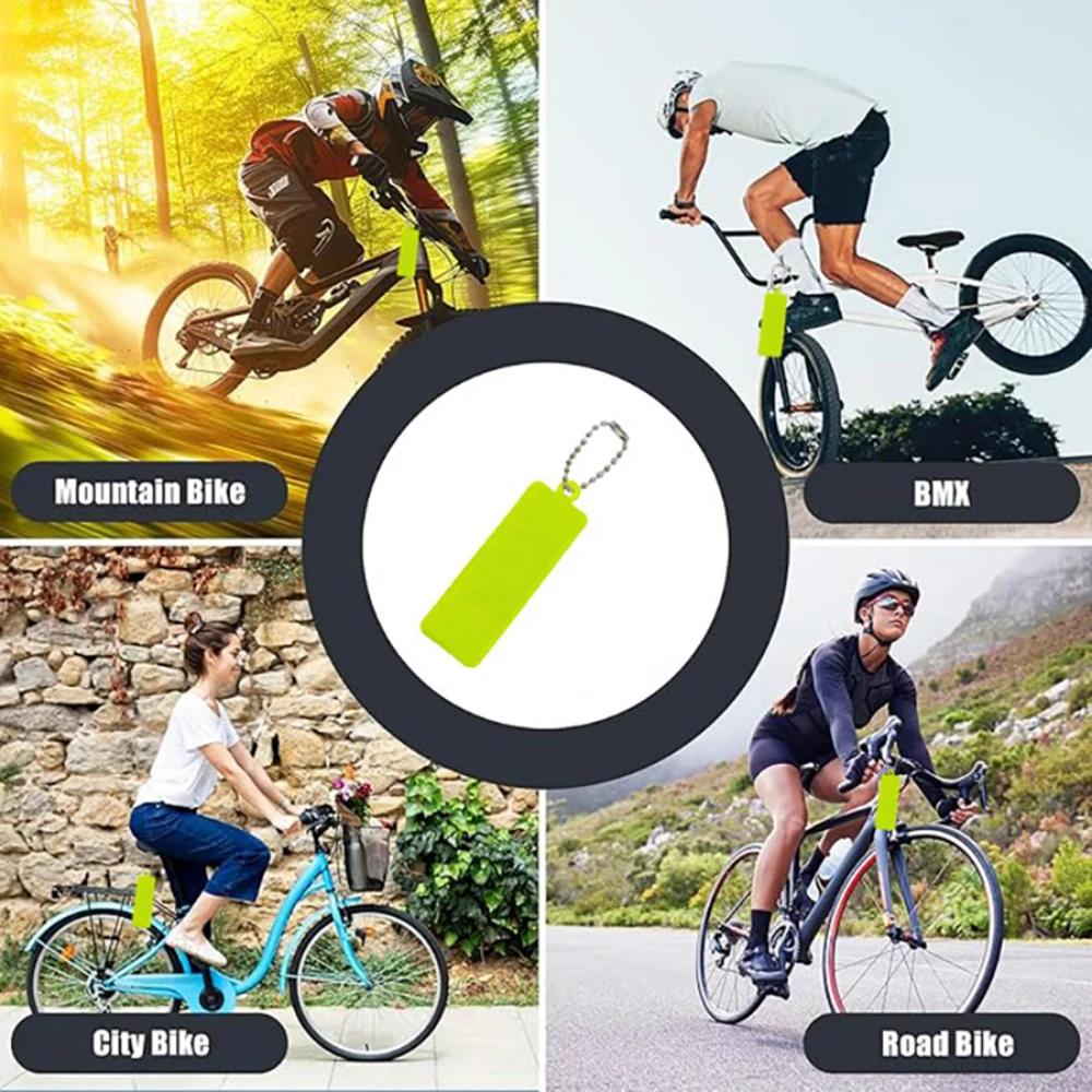 Xiaomi 3/10PCS Reflective Rectangular Strip Reflective Pendant Nighttime Outdoor Key Chain Bike Hanging Decorations