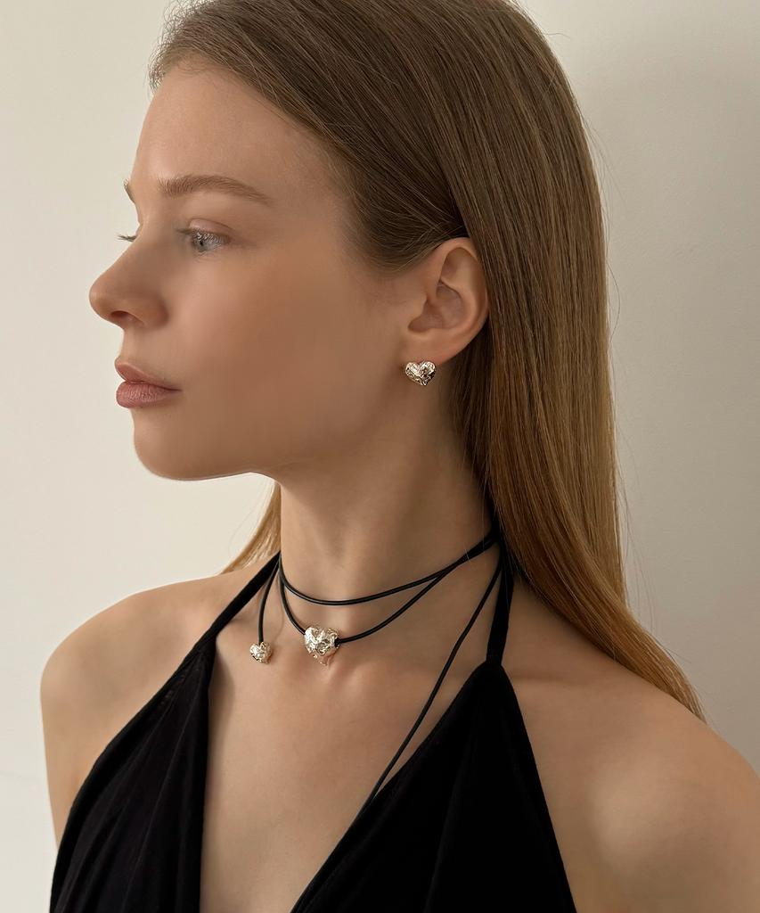 Manig Heart To Love Forever Earrings (Sv)