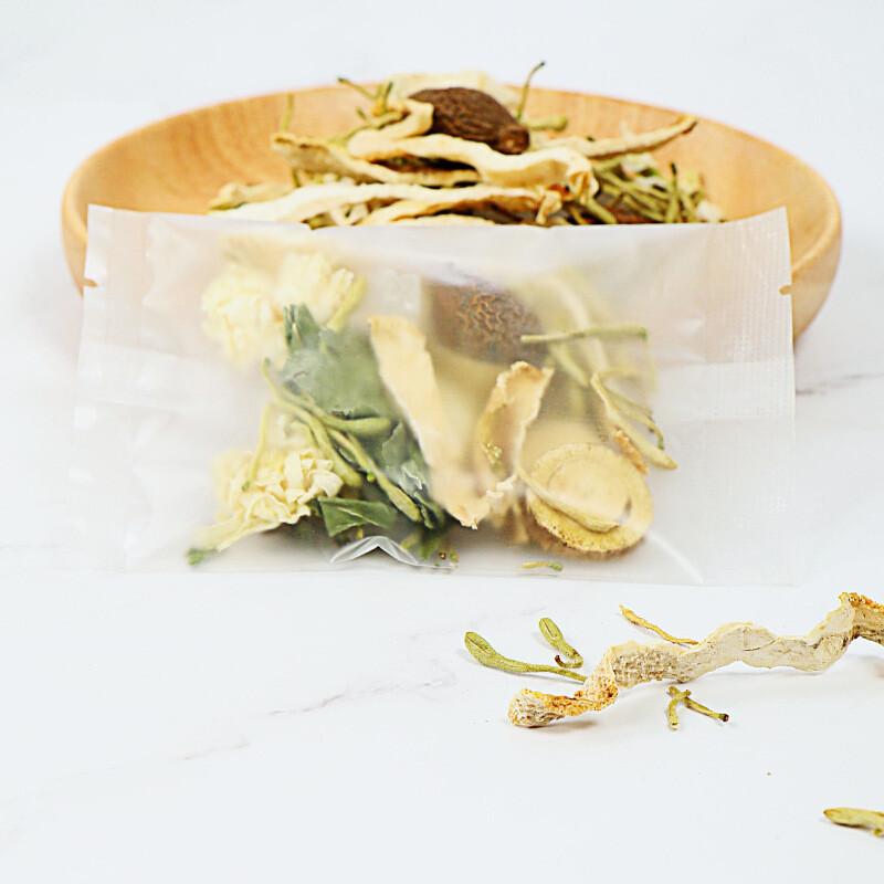8-Herb Herbal Tea - Boat Seed Lily Honeysuckle Chrysanthemum Licorice 200g Detox