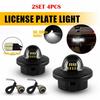 4X LED License Plate Light w/Wiring Harness Socket for 99-16 Ford F250 F350 F450