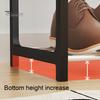 4-Tier Shoe Rack Versatile Storage Organizer Large Capacity Sturdy Construction Simple Installation Entryway Bedroom Shoe Shelf