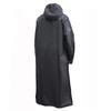 Black Fashion Adult Waterproof Long Raincoat Lady's Men Rain Coat Hooded Outdoor Hiking Travel Fishing Climbing Thickened