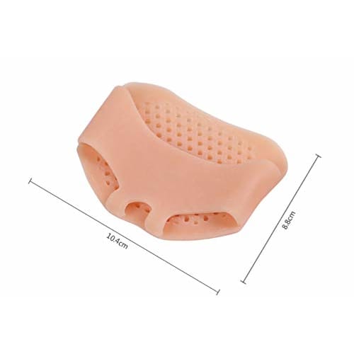 Lumiele Mesh Foot Protection Pads with Gel Support Cushion for Corns, Calluses, and Blisters Prevention, Cracked Foot, and Shock Absorption, Set of 4