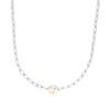 Freshwater Pearl Chunky Chain 925 Silver Necklace N043-05H