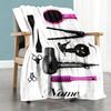 Tools Customize Text Blanket Multi-purpose Customizable Blanket Comfortable Perfect for Seaside Chair Sofa Picnics Four Seasons Multipurpose