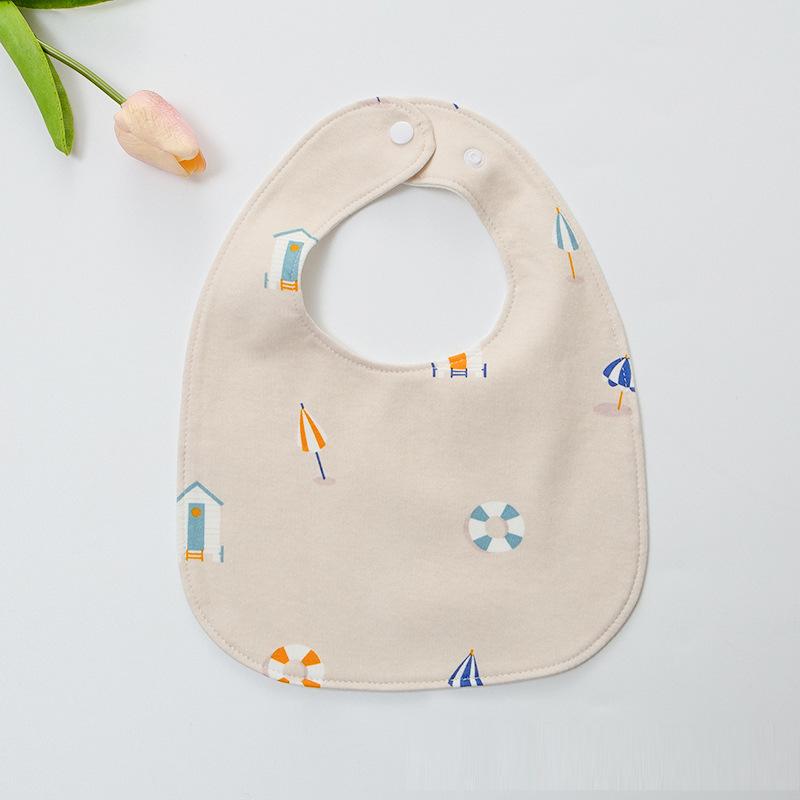 Thick Waterproof Baby Bib - Pure Cotton, Enlarged & Widened for Boys and Girls