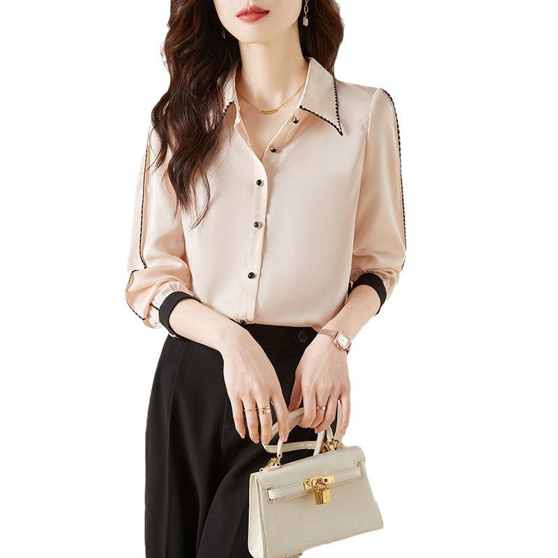 Spring 2024 Chic Women's High-End Age-Defying Chiffon Blouse