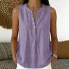 DICFY Women's Fashion Casual Summer Spring V-Neck Sleeveless Blouses & Shirts