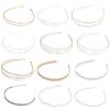 Metal DIY Wedding Headband Bride Crown Gold Headdress Hairwear Hairband Base