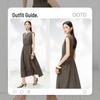EICHITOO Women's Textured Sleeveless Midi Dress