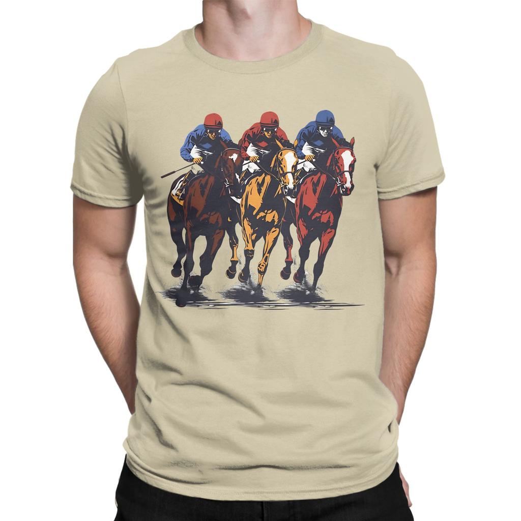 Horse Racing Classic Novelty 100 Cotton Tshirt Horse Racing Jockey Silks Tees Tops For Unisex