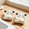 Bathroom Soap Box Puppy Shape Waterproof Soap Dish with Raised Drainage Stripes Soap